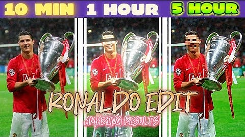 Editing Challenge  #1 - 10 minutes vs 1 Hour vs 5 Hour edit!