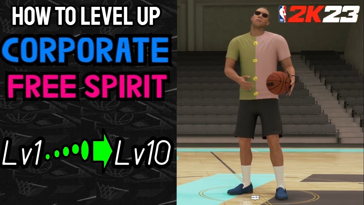 HOW TO LEVEL UP IN CORPORATE & FREE SPIRIT IN NBA 2K23 - YouTube