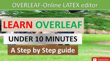 Introduction to Latex | Overleaf tutorial | beautiful mathematical equations