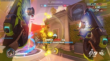 Overwatch CTF: Raptor goes 19 and 3 on Tracer w/ Score Board for 76% kill participation