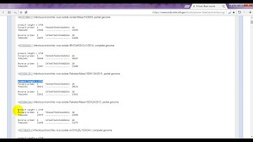 A  very Simple Method to know PCR Product size from Primer
