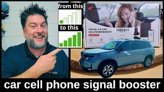 Car Cell Signal Booster.  HiBoost Travel 3.0 Cell phone signal booster for your car 📱 [554] by Jeff Reviews4u 868 views 4 months ago 9 minutes, 22 seconds