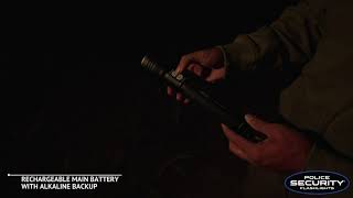 Police Security Flashlights Twin Power Long Throw Flashlight Police Security Flashlight