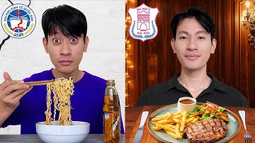 Sống Sót 1 Tuần với Bữa Ăn 7 Trường Đại Học