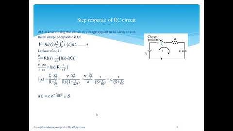 Application of Laplace in Transient Analysis Method- Lecture 5