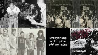 Agnostic Front - With Time - lyrics on screen