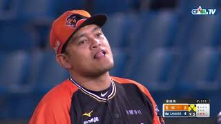 09/19 統一 vs Lamigo 五局下,Lamigo靠著保送以及失誤再攻下一分