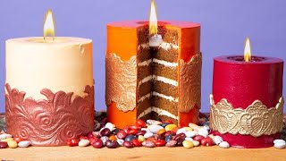 Candle CAKES with Pumpkin Spice, Cranberry Clove, Ginger Apple| How To Cake It with Yolanda Gampp