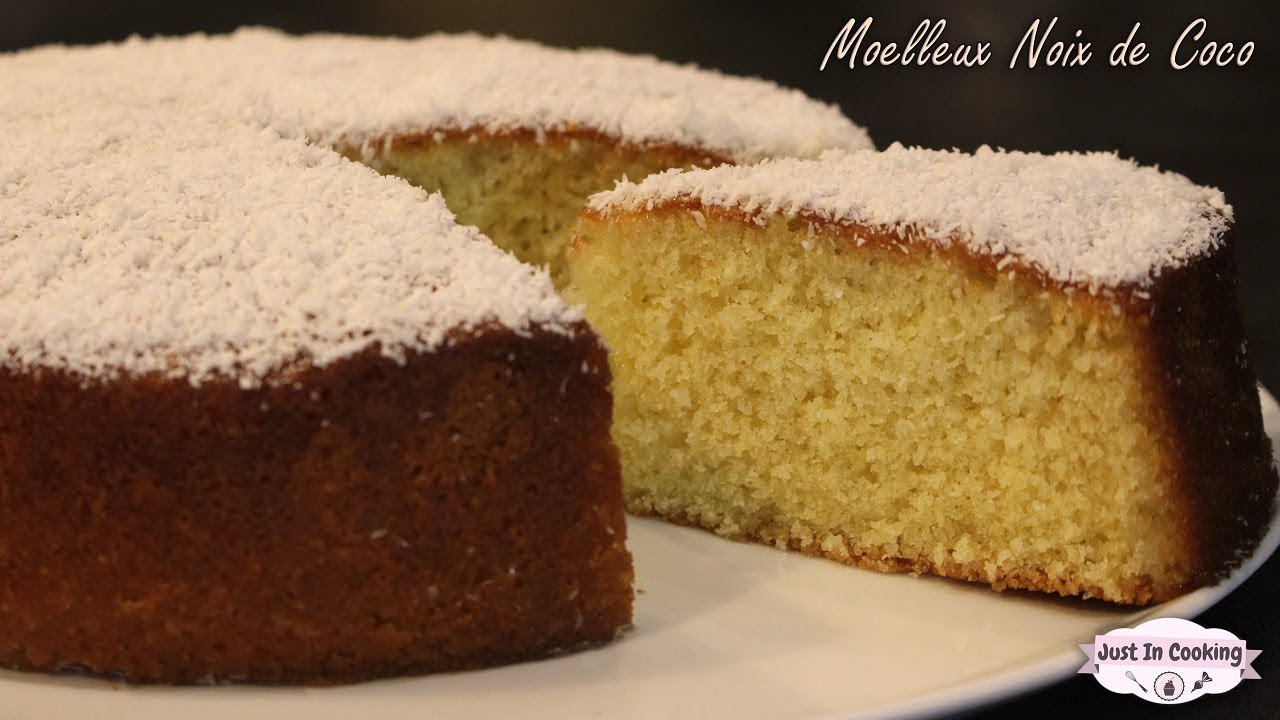 Recette De Gateau Moelleux A La Noix De Coco Youtube