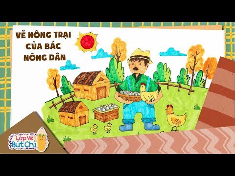 Vẽ Nông Trại Bác Nông Dân | Lớp Vẽ Bút Chì | Hi Pencil Studio