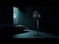 FALL ASLEEP FAST: 8 Hours Real Box Fan White Noise (Black Screen)