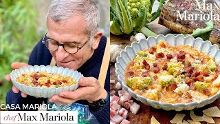 MINESTRA DI BROCCOLO romano, GUANCIALE (croccante! 😍) e MALTAGLIATI - Ricetta di Chef Max Mariola