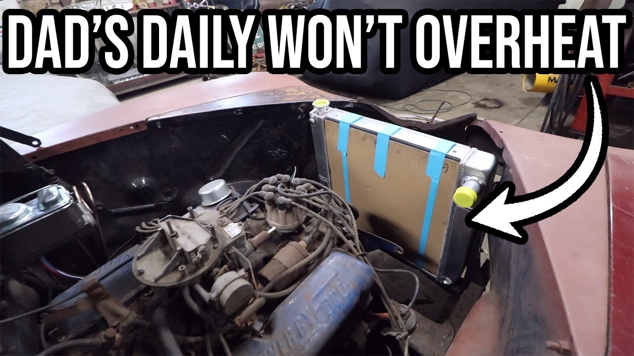 Dad's Daily Gets An Eastwood Tri-Flow Radiator To Help Keep It Cool!!!