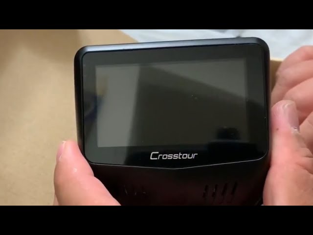 Crosstour Dash Cam Front and Rear CR900 Operation Video 