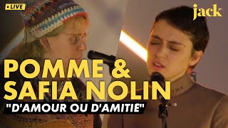 Pomme et Safia Nolin interprètent "D'amour ou d'amitié" (Céline Dion cover)