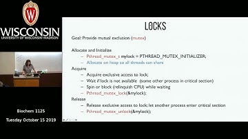 CS 537: OS - 11 | Concurrency: Locks | University of Wisconsin-Madison