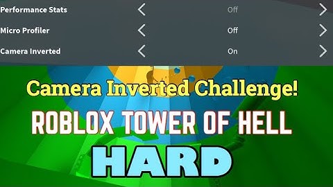 Camera Inverted Challenge | Roblox Tower Of Hell