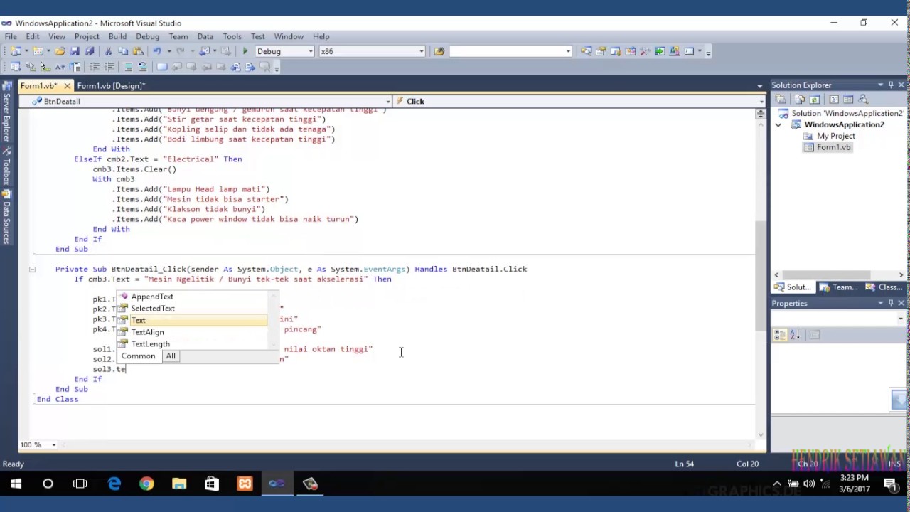 Membuat Program Bengkel Dengan Visual Basic - jeansbaldcircle