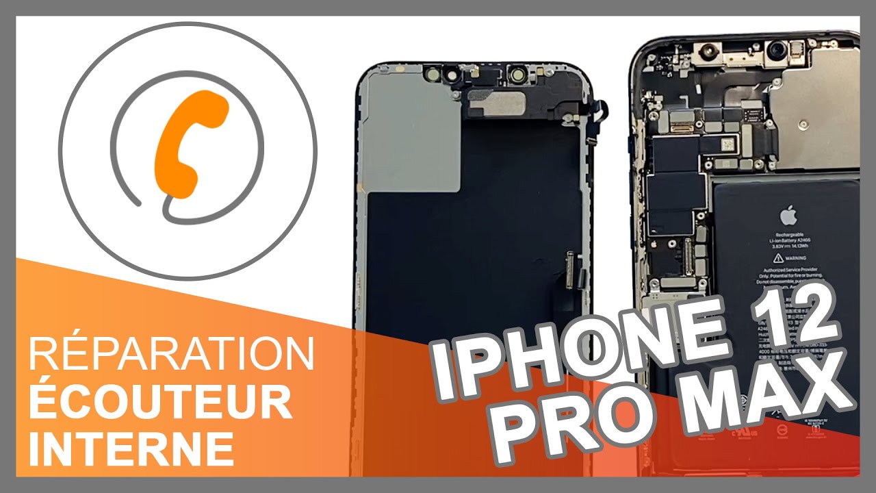 IPHONE 12 pro max ÉCOUTEUR INTERNE + MICRO + CAPTEUR LUMIÈRE PROXIMITÉ pour  iphone12 pro max