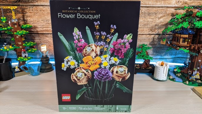 HOGOKIDS Flowers Bouquet Building Set - 1413PCS Bouquet Botanical  Collection