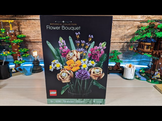 TUTORIAL 28 IL Fiorista: COME CREARE UN BOUQUET Con Costruzioni LEGO!!  #ilfiorista #lego 