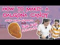How to make a dalgona candy squid game inspired