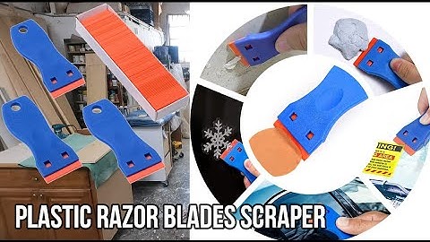 Plastic Razor Blades Scraper