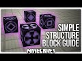 The Basics of Structure Blocks (How to use the Structure Block)