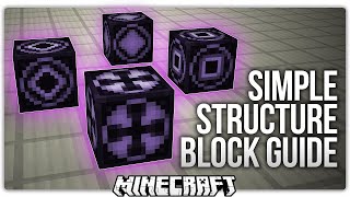 The Basics of Structure Blocks (How to use the Structure Block)