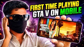 FIRST TIME PLAYING GTA V ON MOBILE | First Mission Gameplay | Hindi