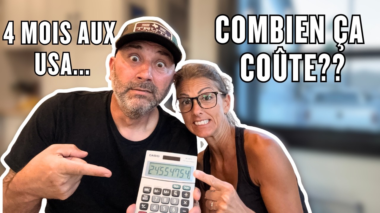 On révèle nos dépenses après 4 mois aux USA en VR