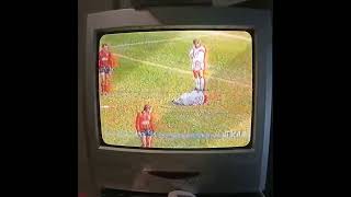 90'lar Galatasaray futbol maçı TV1'den enstantane