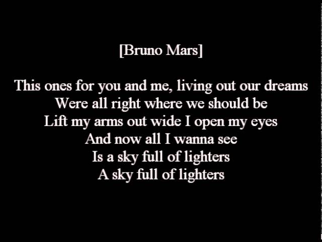 Bad Meets Evil ft Bruno Mars: Lighters Lyrics class=