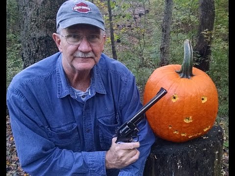 shooting in dc Pumpkin Carving with a .44 Magnum S&W