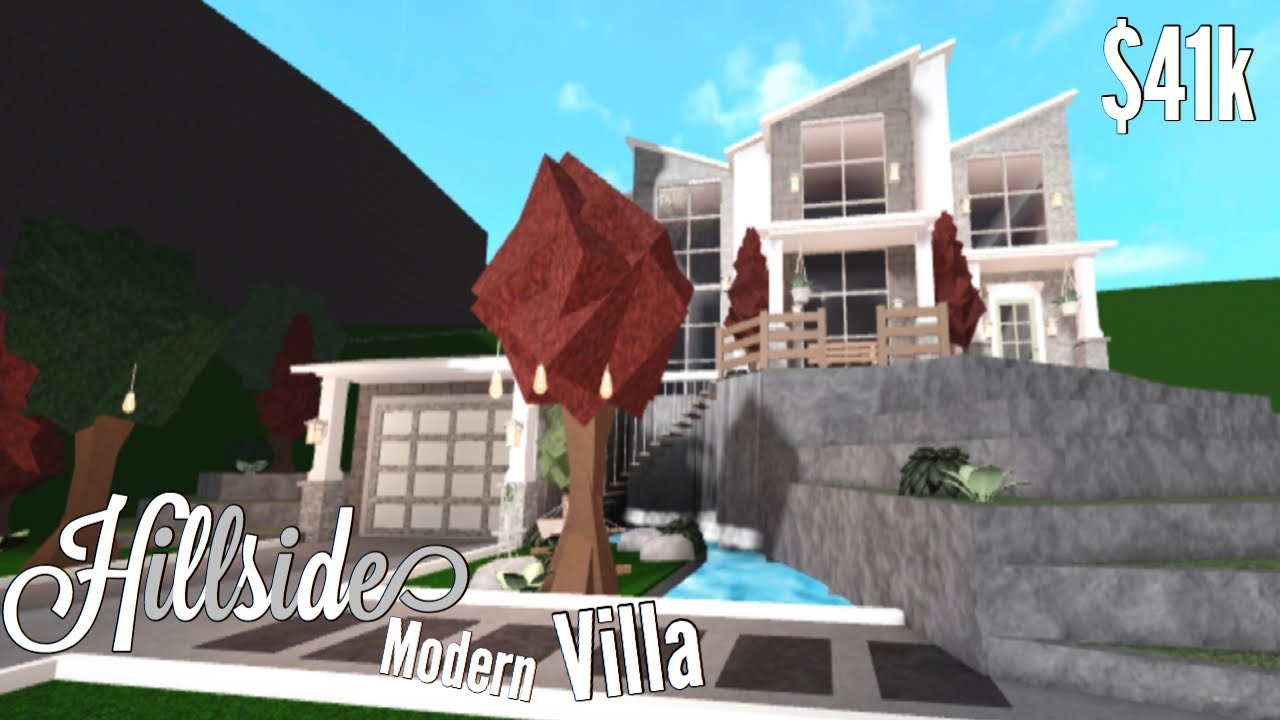 Bloxburg Modern Roleplay Home Part1 Exterior 18k Youtube - roblox roleplay bloxburg home videos