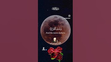 فإذا برق البصر * وخسف القمر * وَجُمِعَ الشمس والقمر" #سورة_القيامة  #الشيخ_عبدالباسط_عبدالصمد 🎧💔
