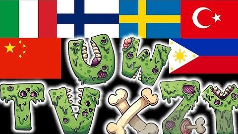 Alphabet Lore Zombie in different languages part 4