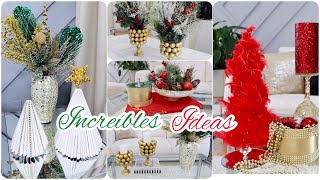 4 DECORACIONES NAVIDEÑAS QUE NECESITAS EN TU CASA // ADORNOS NAVIDEÑOS CASEROS Y ECONOMICOS