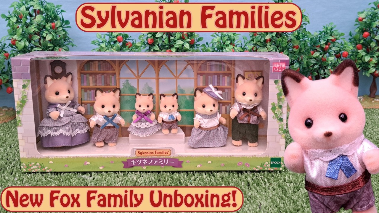 Unboxing the Brand New Sylvanian Families Foxes! 2026 Japan