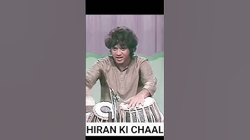 Thumbnail of Ustad Zakir Hussain g Solo Tabla ( HIRAN KI CHAAL)