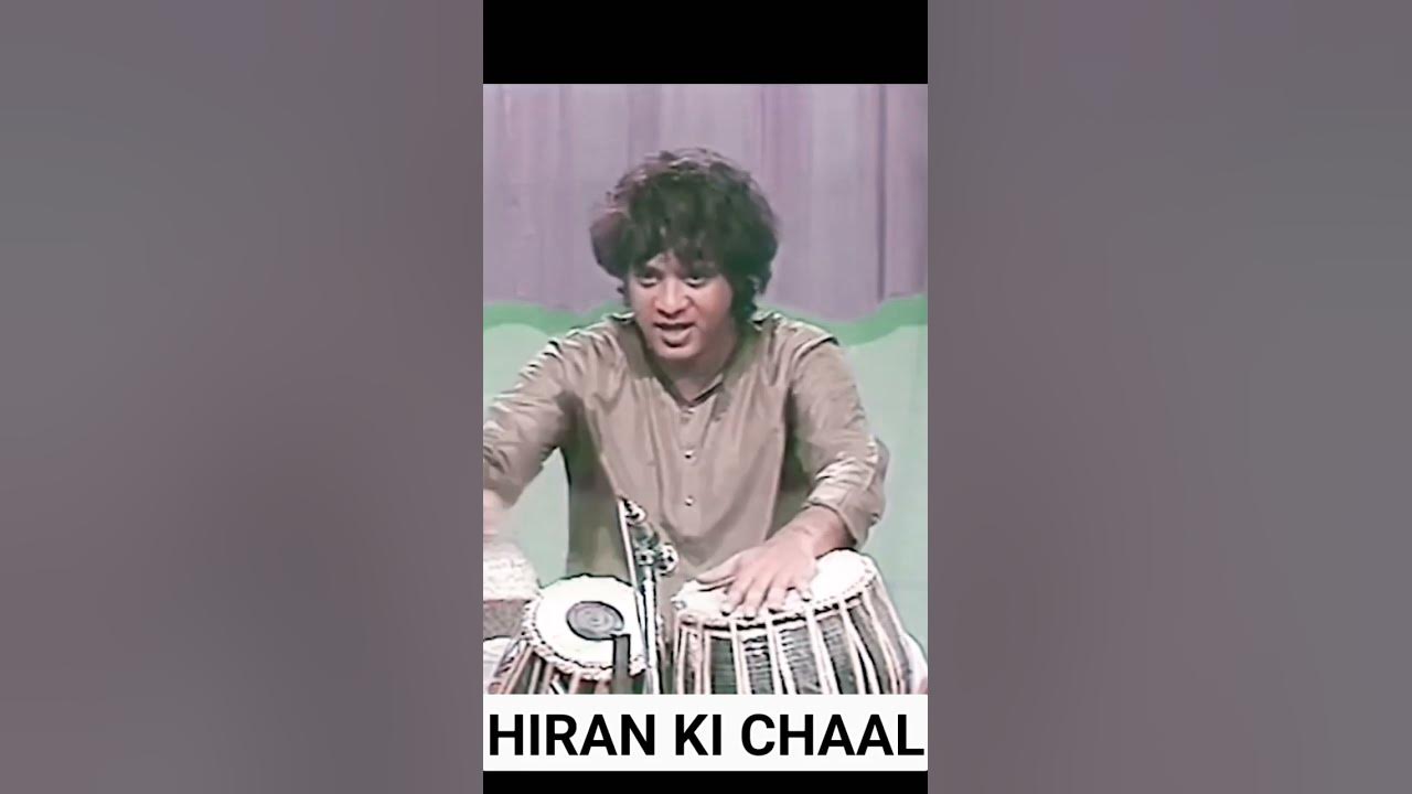 Ustad Zakir Hussain g Solo Tabla ( HIRAN KI CHAAL)