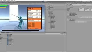 Level Up System and Light and Heavy Attack System
