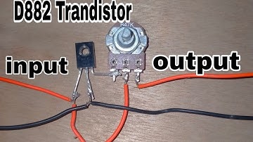 How to make  voltage regulator voltage com basic d882 transistor