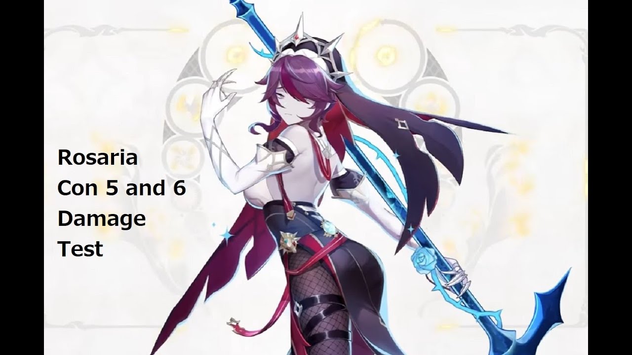 Genshin Impact - C5 & 6 Rosaria Superconduct Damage Comparison