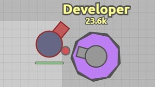 FIGHTING THE DEVELOPER IN SANDBOX! FALLEN ARENA CLOSER? (Diep.io Sandbox)