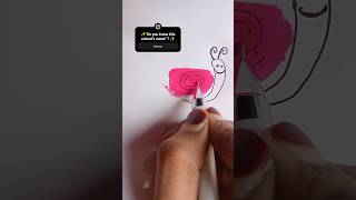 Do you know this animal's name? #youtubeshorts #drawing #art #painting #viral #shorts #trending
