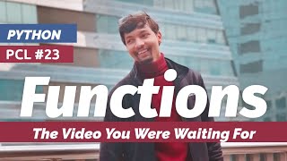 PCL-23: Python FUNCTIONS | Python Tutorial For Beginners 🔥🔥🔥