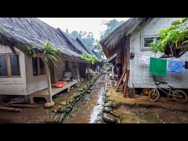 Beautiful Indonesia Rural Life | Raining Weather in Village Simple Life class=