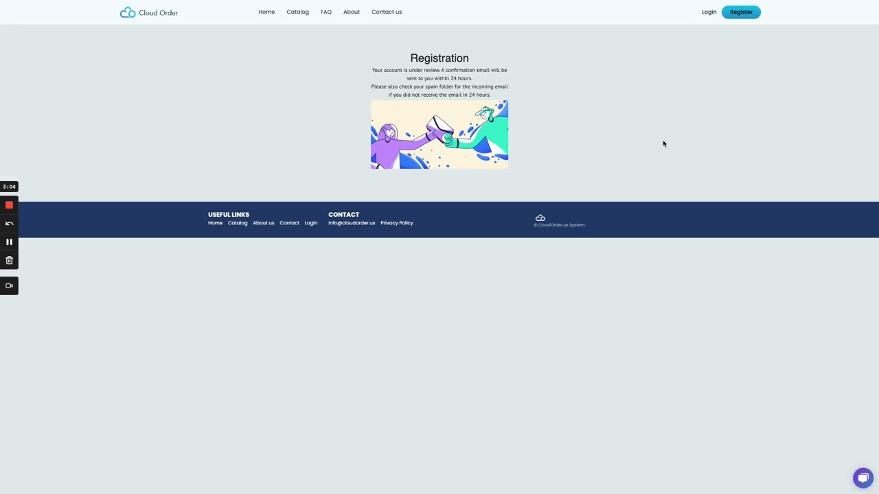 CloudOrder Amazon Seller On boarding