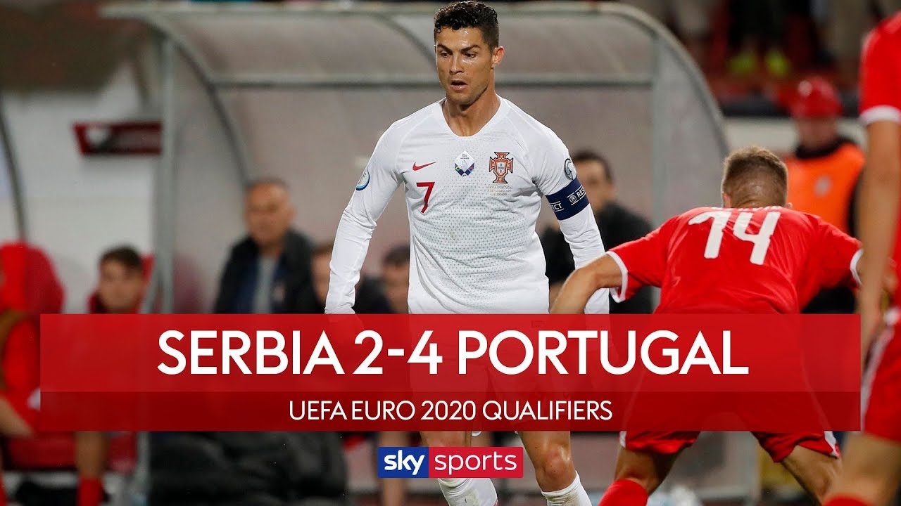 Ronaldo and Silva score as Portugal win | Serbia 2-4 Portugal | UEFA Euro 2020 Qualifiers